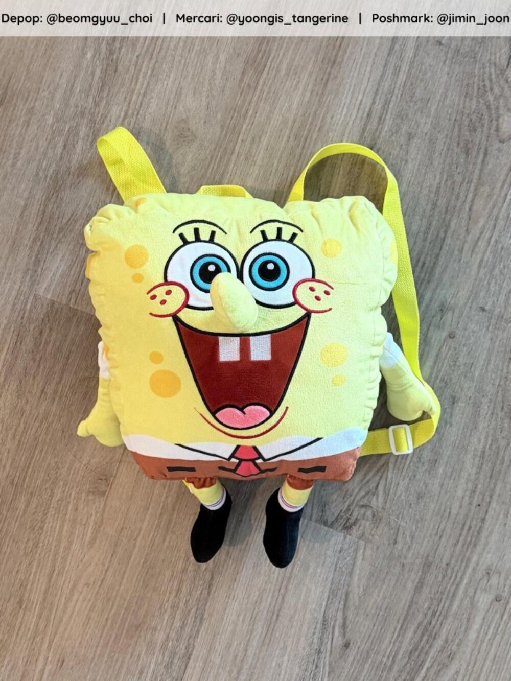 SpongeBob SquarePants plush backpack